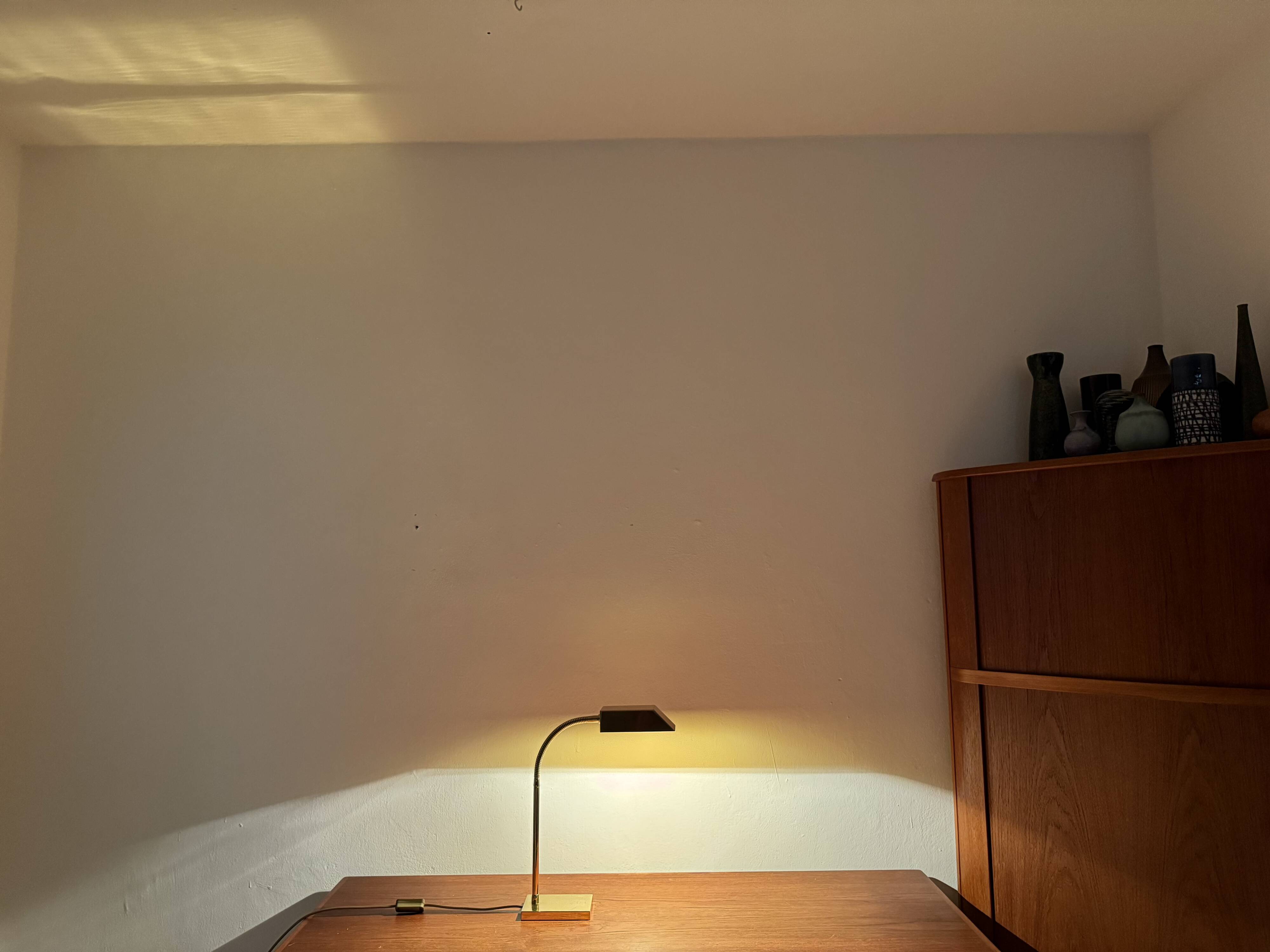 Brass Table Lamp by Vereinigte Werkstätten Collection