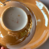 Lot de 3 tasses à café en porcelaine fine irisée 