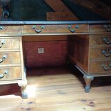 Regency-style coffered desk