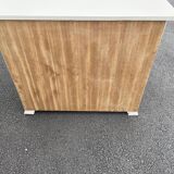 Moulded white sideboard