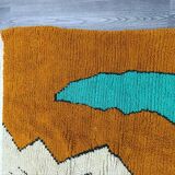 Traditional handwoven Berber rug, size 140 x 260 cm