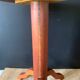 Wooden pedestal table