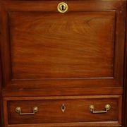 Mahogany drop-leaf secretary – Louis XVI period