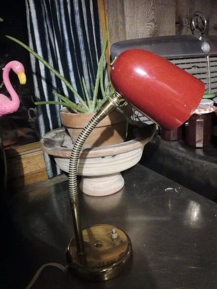 Brass lamp, 1950