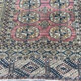 Ancient Turkmen carpet Little Bukhara