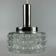 60s 70s VEB hanging lamp ceiling lamp bubble chrome glass space age design