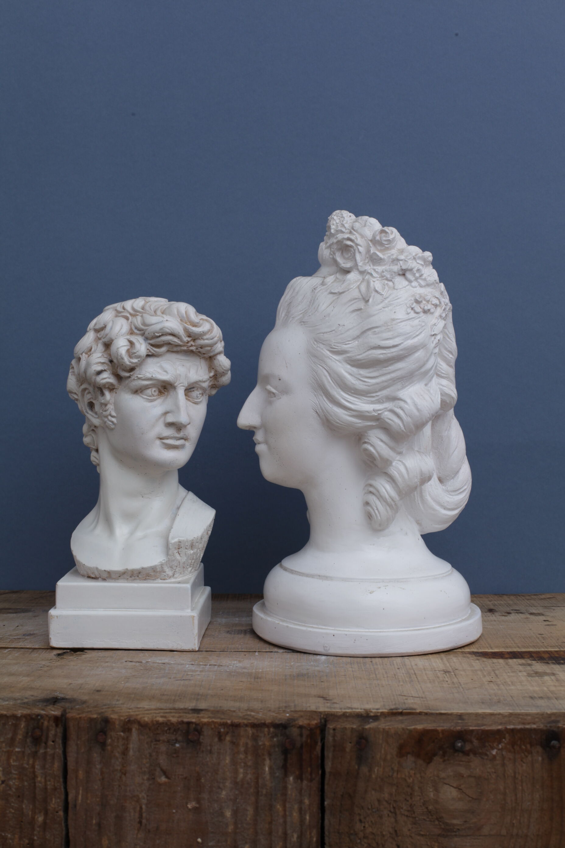 Bust plaster 18th woman