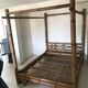Bamboo canopy bed