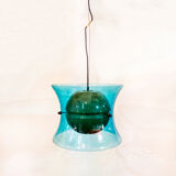 Italian hanging lamp in Murano glass from Vistosi, 1960s