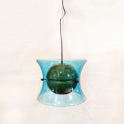 Italian hanging lamp in Murano glass from Vistosi, 1960s