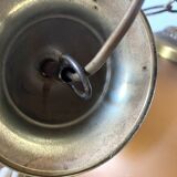 Amber polished glass and pearl suspension