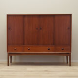 Enfilade en teck, design danois, années 1960, Danemark