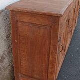 Antique wooden sideboard with 4 doors
