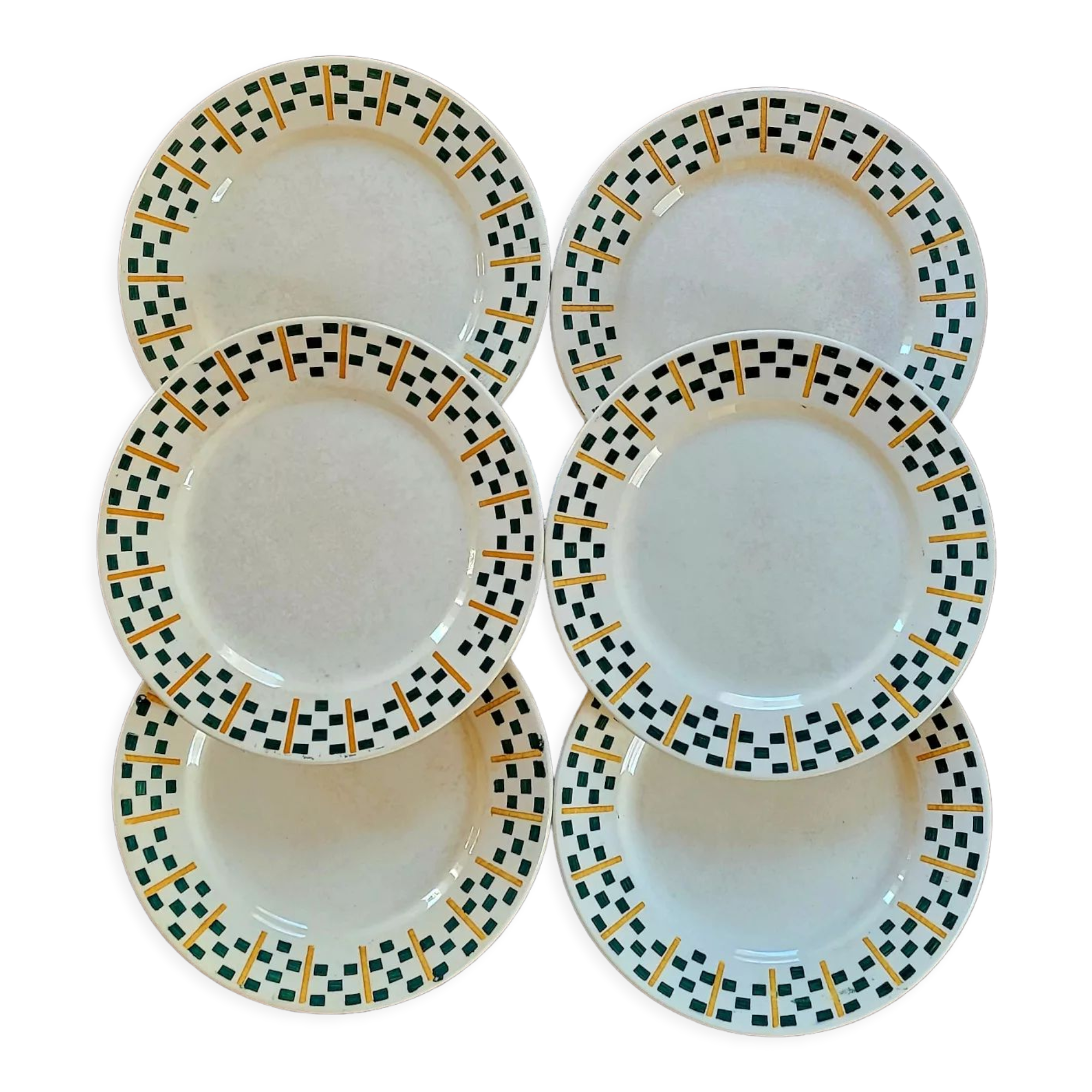 Flat plates Terre de fer Chantilly model