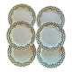 Flat plates Terre de fer Chantilly model