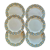 Assiettes plates Terre de fer Modèle Chantilly