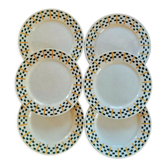 Flat plates Terre de fer Chantilly model