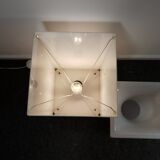 Plexiglas floor lamp & planter
