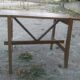 Coffee table feet compass
