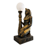 Grande lampe égyptienne style Toutânkhamon – Égyptomanie vintage