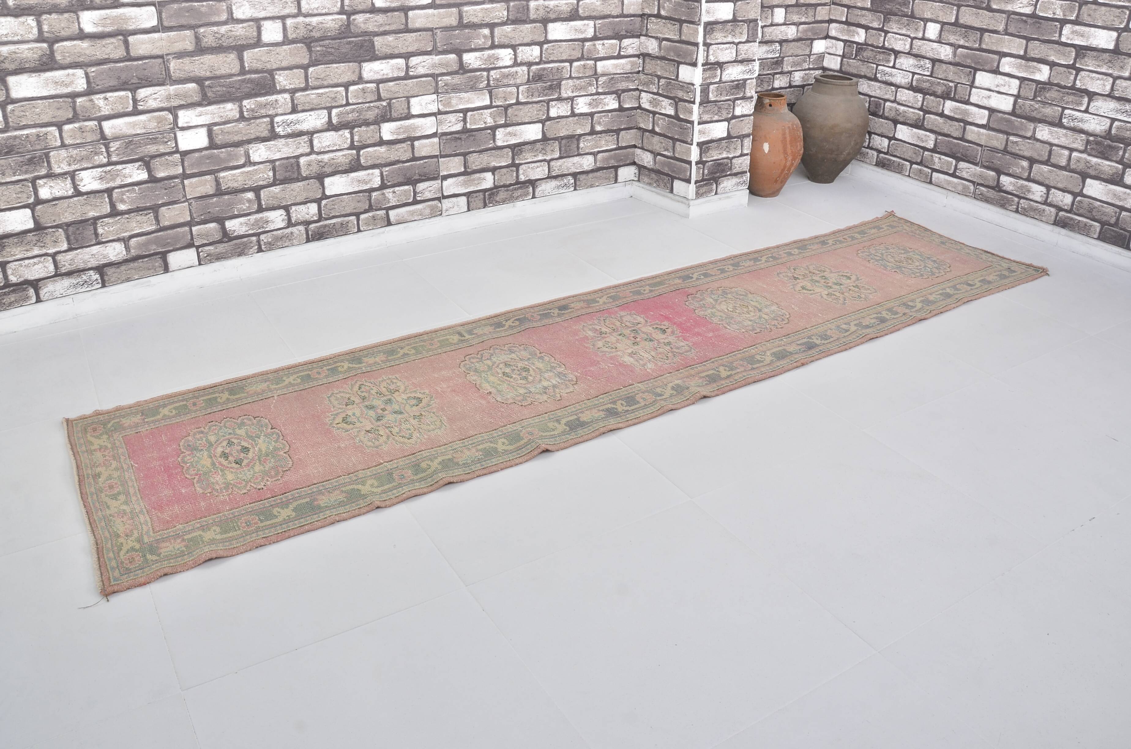 Handknotted Floral Oushak Runner sku 2441