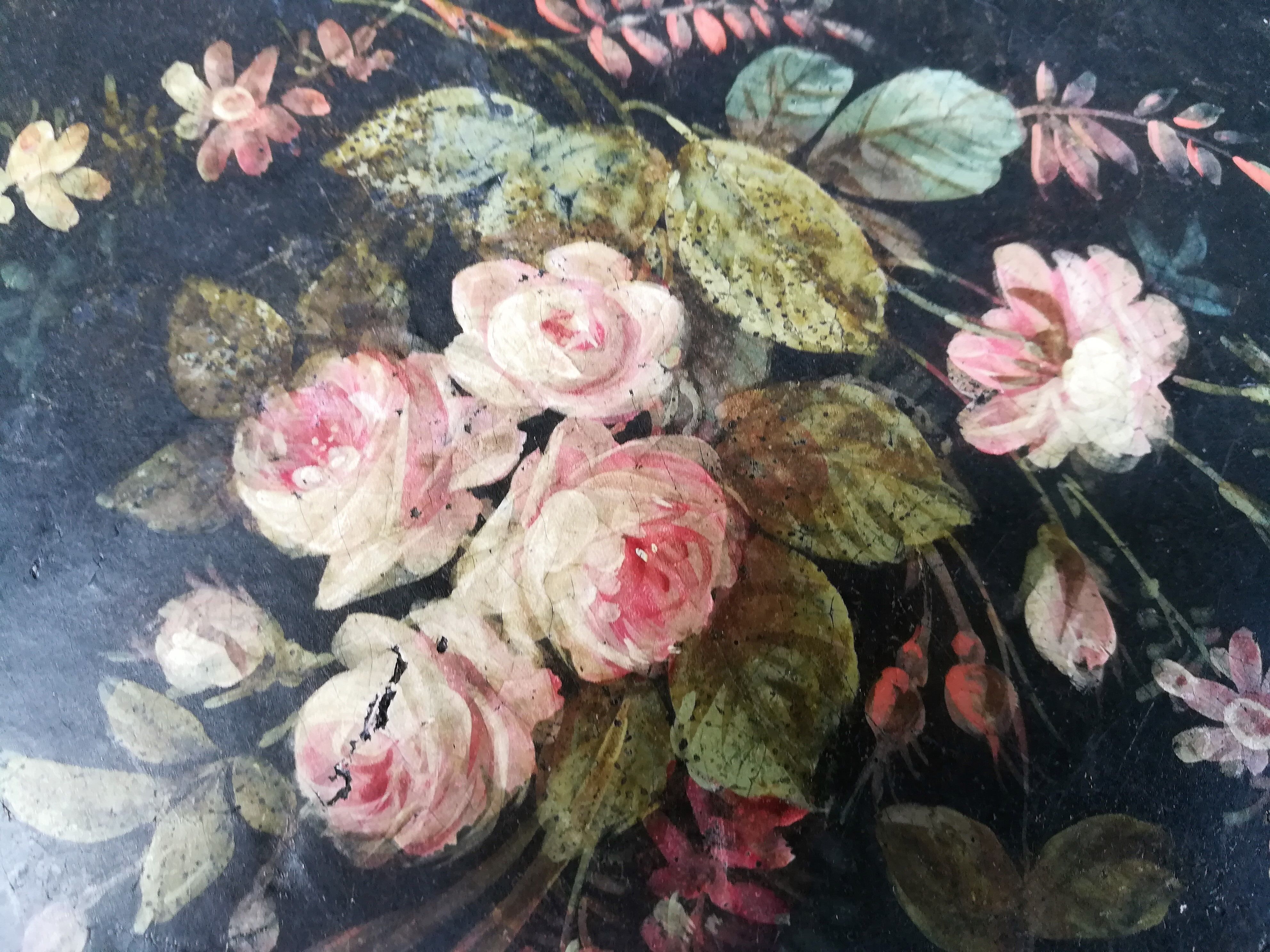 Harness Napoleon III patterned hand painted