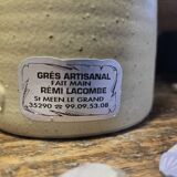 Vase en céramique signé Remi Lacombe