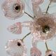 Liz Taylor, Iridiscent Pink Murano Glass Chandelier, 1980s