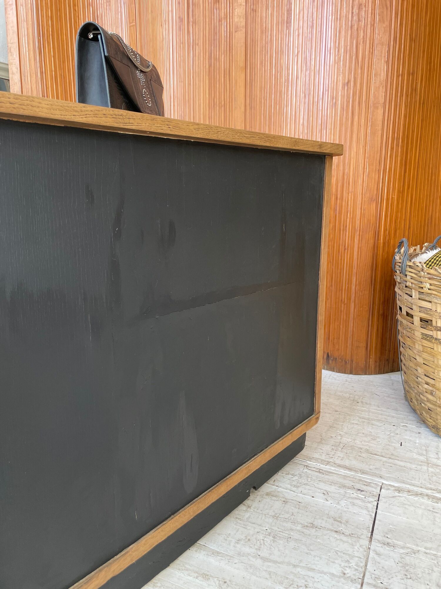 Two-sided counter sliding doors oak XXL 4m enfilade
