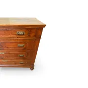 Antique Italian walnut chest of drawers dating to the late 19th centur