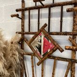 Ancien porte-manteau en bambou
