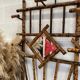 Old bamboo coat rack