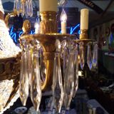 Chandelier with tassels