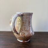 Chantal and Thierry Blanc ceramic pitcher, vintage 70s