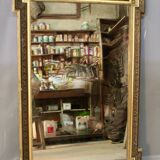 Napoleon III Mirror With Flowered Basket Fronton