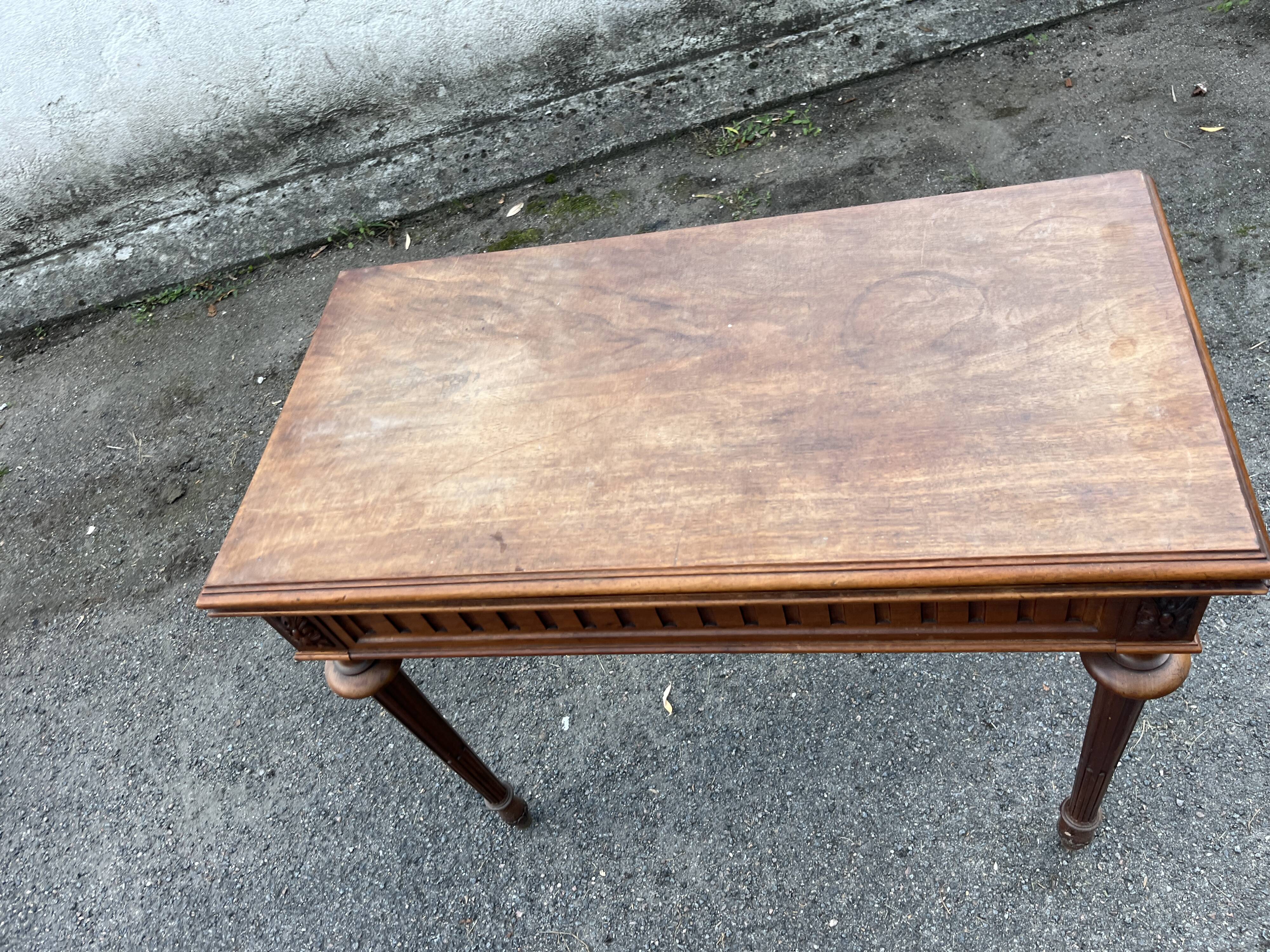 Louis XVI style mahogany games table