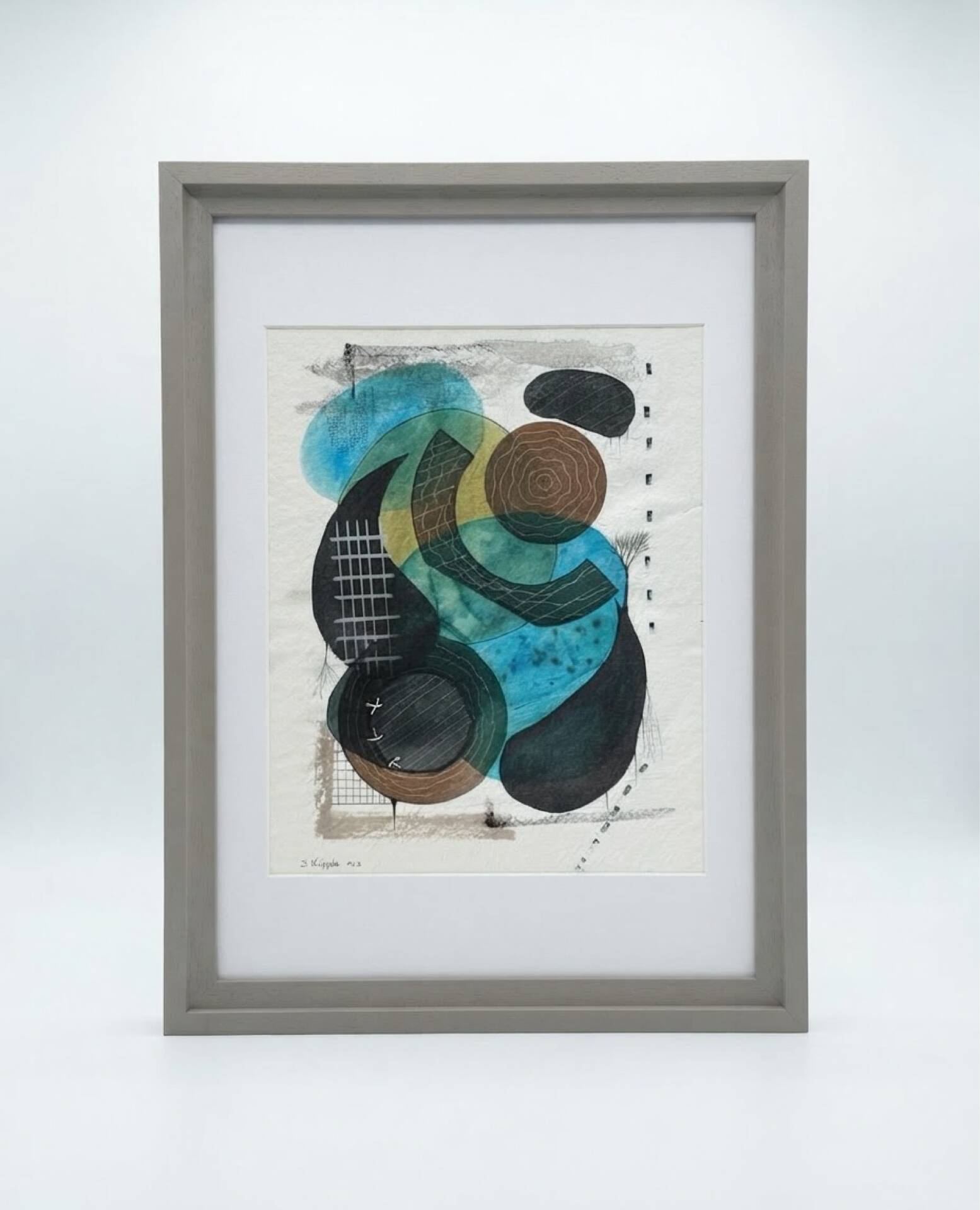 Original abstract painting by Bertrand Mugabure