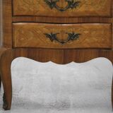 Chest of drawers, wood and marble