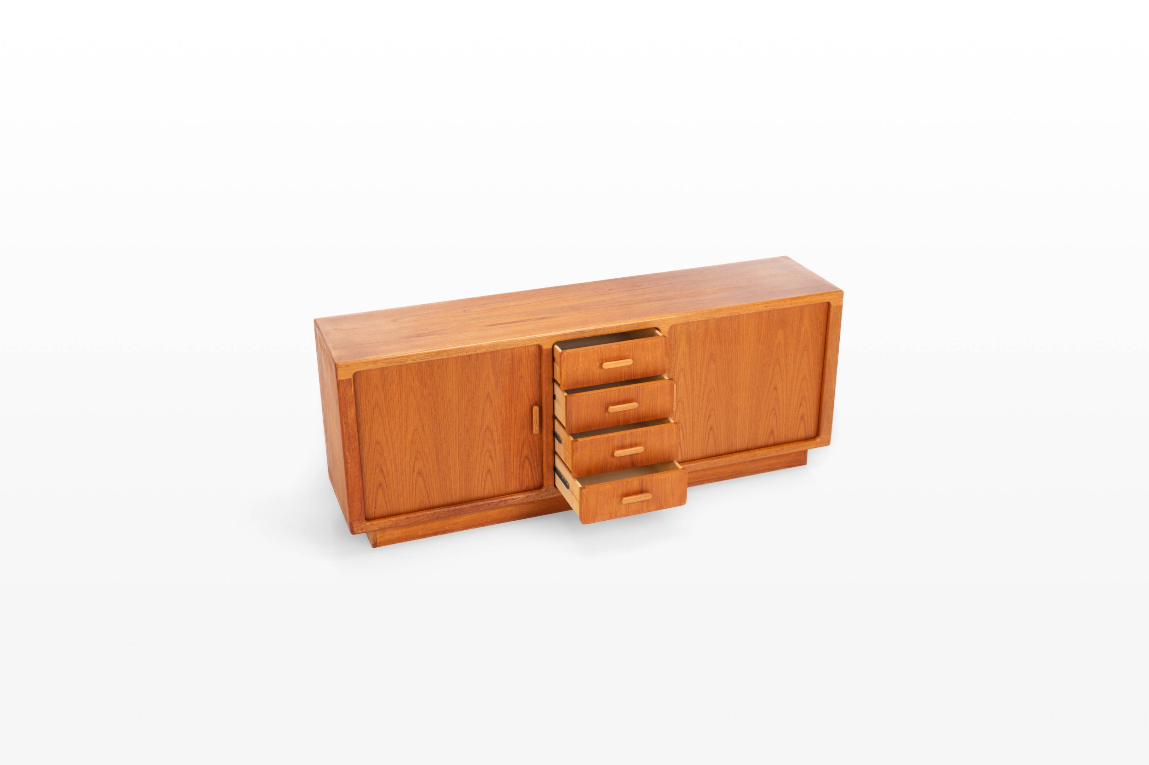 Tambour door sideboard by Johannes Andersen for C.F.C. Silkeborg, Denmark