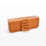 Tambour door sideboard by Johannes Andersen for C.F.C. Silkeborg, Denmark