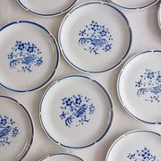 Set of 10 Moulin des Loups dinner plates, Alain