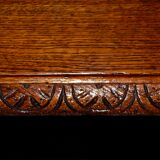 Rectangular oak table