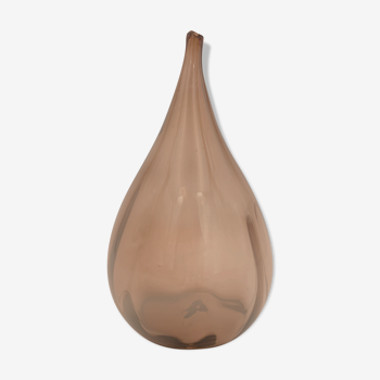 Purple blown glass vase, modern work - 20th century, 21st century