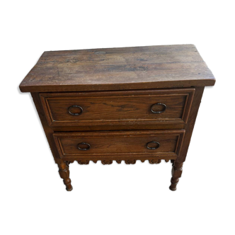 Commode ancienne en chêne massif