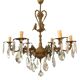 Chandelier with tassels and angels as ornamentation (rare)