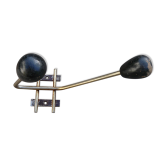 Double patère vintage porte manteau