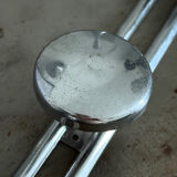 Vintage chrome wall coat rack