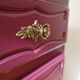 Vintage plum chest of drawers