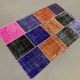 Distressed vintage turkish patchwork rug 150x100 cm wool medium
