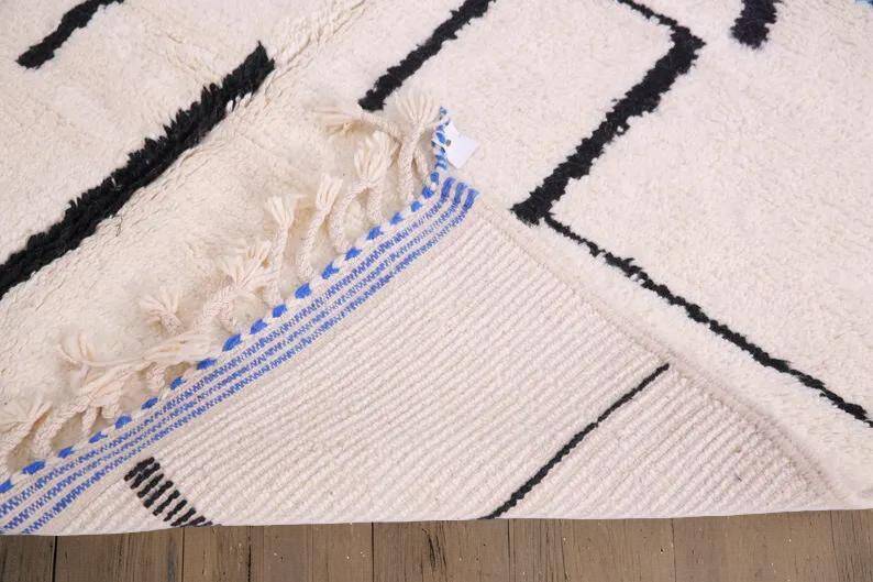 Tapis marocain artisanal authentique 3 x 2 m